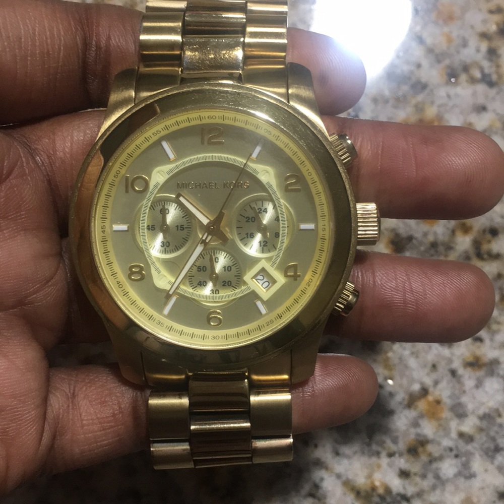 Gold Michael Kors watch!